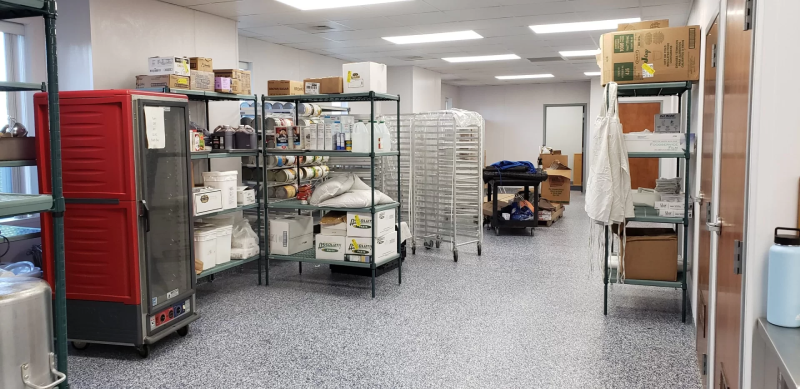 Our Meals: Photo of kitchen dry storage