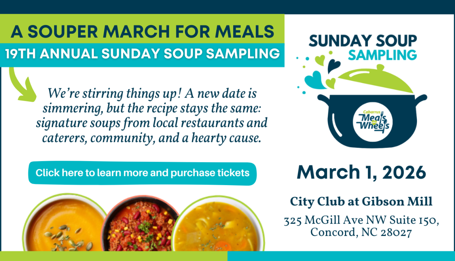 Soup Sampling: A Souper March for Meals