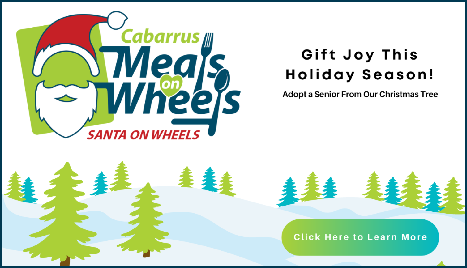 Cabarrus Santa on Wheels home page promotion graphic