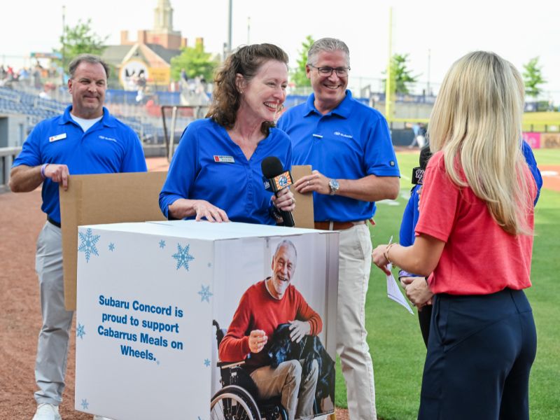 Subaru Concord Presents Subaru Share the Love® Event Donation to Cabarrus Meals on Wheels